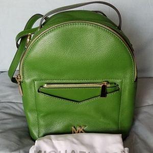 Michael Kors Tru Green Small Convertible Backpack